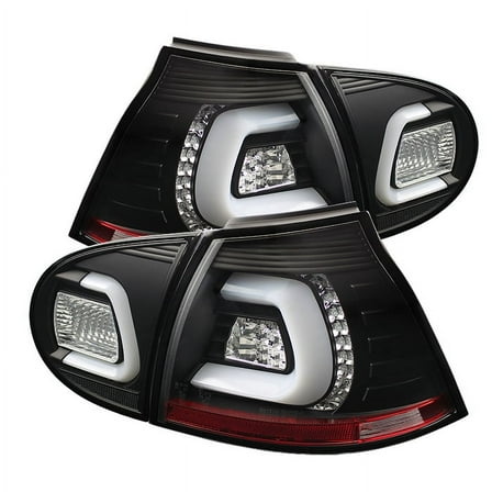 Spyder Volkswagen Golf V 06-09 LED TURN SIGNAL LED Tail Lights - Black Fits select: 2006-2009 VOLKSWAGEN RABBIT