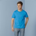 thumbnail image 3 of REDHOTYPE T-Shirt d'Été pour Hommes 100 % Coton Manches Courtes Col Rond Confortable Tops Unis, 3 of 5