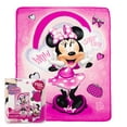 thumbnail image 3 of Disney Minnie Mouse Throw Blanket, Silk Touch, 46x60, Muticolor, 100% Polyester, 1 Each, 3 of 6
