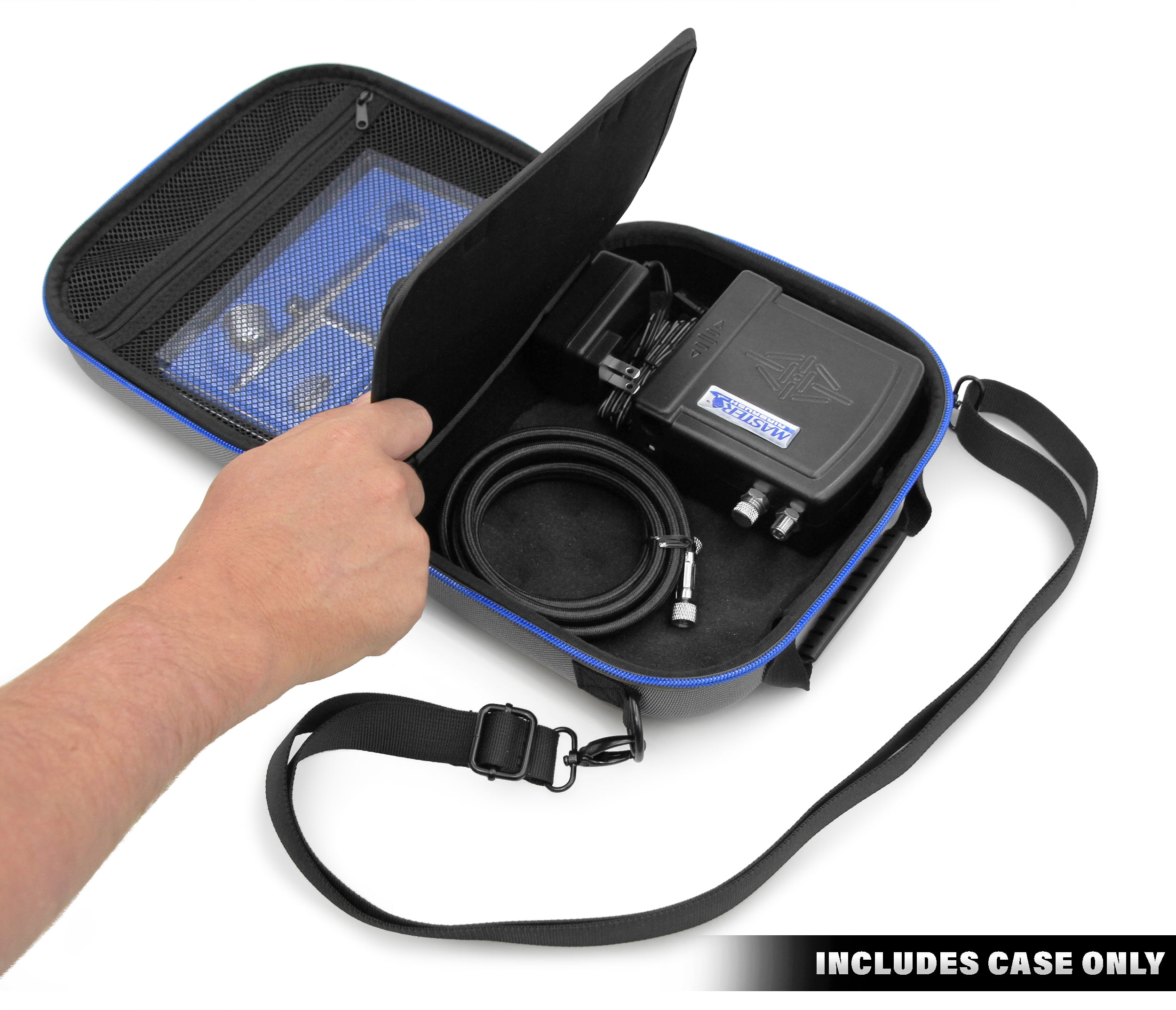 CASEMATIX Art Craft Box Fits Airbrush Set Kit and Mini Air Compressor - Case Only