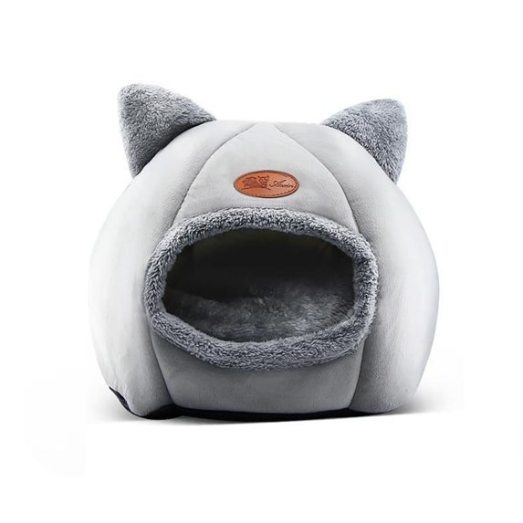 Comfortable Removable Soft Cat Mat Kennel Small Dog for Kitten Winter Basket Dog House Pet Supplies Cat Cushion Cat Bed M
