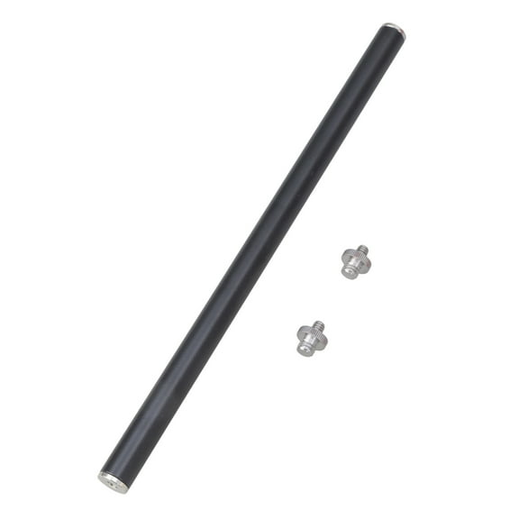 COOLHOOD Metal 3/8 Male to Male Threaded Tube for DSLR Tripod Microphone Mounting Heavy Duty Extension Rod 10/20/30cm Long