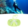 thumbnail image 1 of Diving Goggles, Large View Snorkel Glasses with Anti Fog Tempered Glass Lens Adjustable Strap for Clear HD View Comfortable Fit, 1 of 7