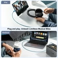 thumbnail image 5 of 3 Pack USB C to 3.5mm Audio Aux Jack Cable, Type C to 3.5mm Headphone Car Stereo Cord Aux to USB C 3.3FT Audio Cable Compatible with iPhone 15 Pro Max 15 Plus, Samsung Galaxy S24 S23 S22, Blue, 5 of 7