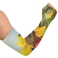 thumbnail image 2 of ALAZA Ladybugs on Sunflowers Daisy UV Sun Protection Arm Sleeves UPF 50+ Compression Cooling Sleeve 1 Pair, 2 of 7
