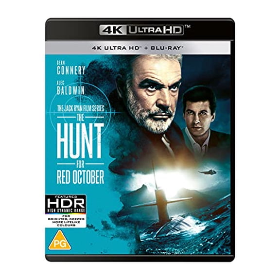 The Hunt for Red October (4K Ultra HD) Richard Jordan Sean Connery Alec Baldwin Jeffrey Jones