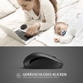thumbnail image 3 of Quiet 2.4 Ghz Wireless Mouse With Nano Usb Receiver, 1600 Dpi Optical Sensor, For Pc, Laptop, Etc., Black, 3 of 7