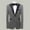 c01Silver, variant on USNSM Men's Sequin Performance Tuxedo Jacket Slim Fit One Button Solid Blazer Jacket for Dinner,Prom,Party Silver XXL