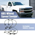 thumbnail image 2 of Unique Bargains 2 Set ABS Wheel Speed Sensor Front Rear 20938121 10384745 15872664 20763148 for Chevy for GMC, 2 of 6