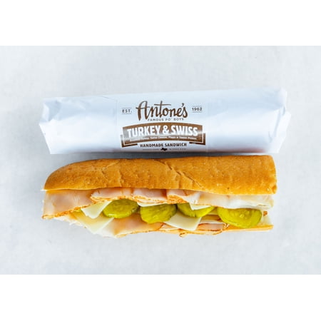 Antone's Turkey & Swiss Po'boy Sandwich, Full, 1 Count, Ready to Eat, (Refrigerated)