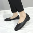 thumbnail image 4 of Vedolay Ladies Casual Shoes Shoes for Ladies's Soft Comfy Non-Slip Walking Loafers,Black 6.5, 4 of 5