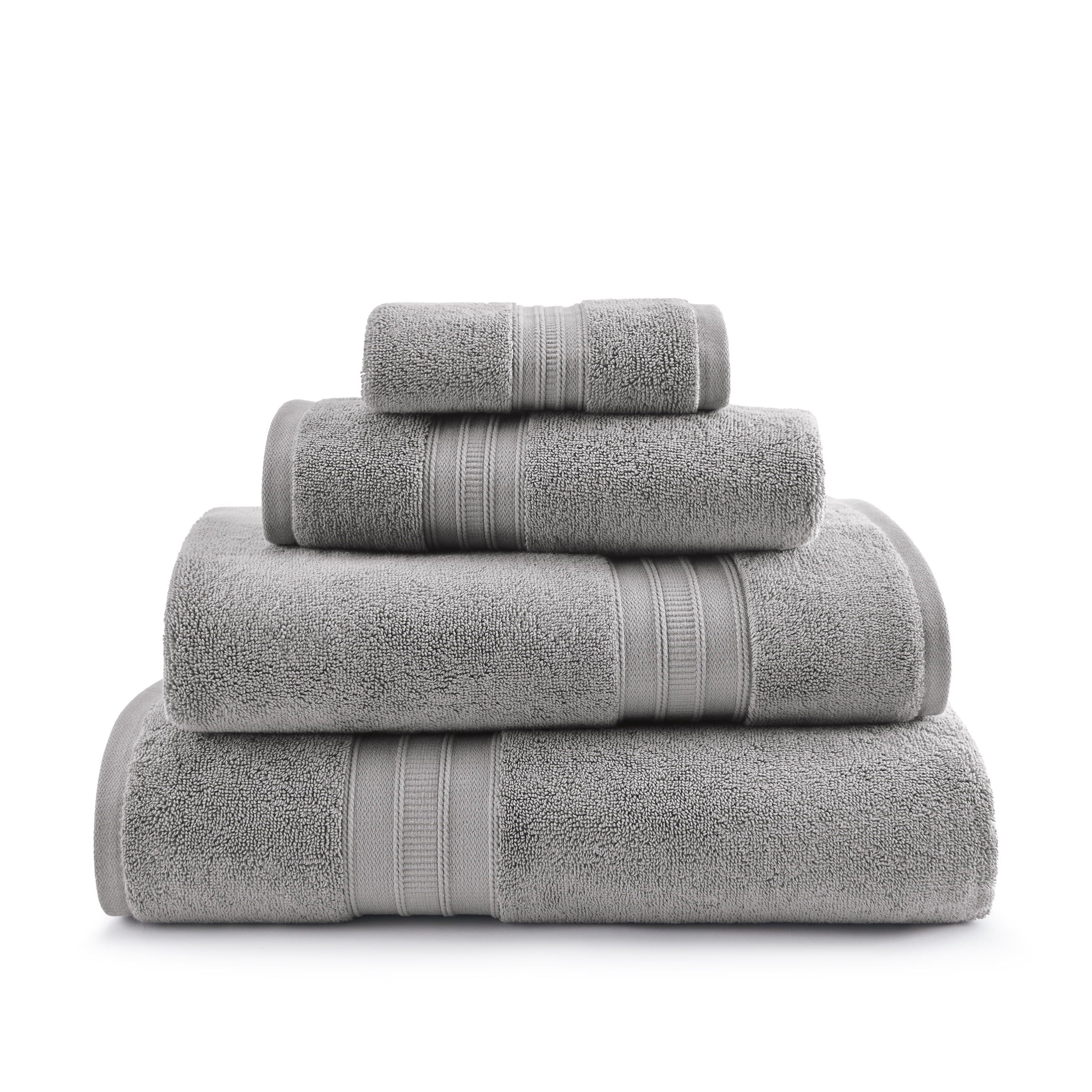 Wamsutta 1846 Luxury Solid Bath Sheet 2 Piece Set, Grey