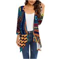 thumbnail image 2 of QATAINLAV Summer Cardigans for Women 2025, Lightweight Flowy Hem Half Sleeve Shirts Fall Vintage Ethnic Print Shawl Duster Coat Hiking Outerwear Mother's Day Gifts Multicolor 3XL, 2 of 6