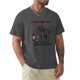 thumbnail image 1 of Camiseta de verano para hombre camisa divertida de Terranova y vino para el sudor color negro, 1 of 7