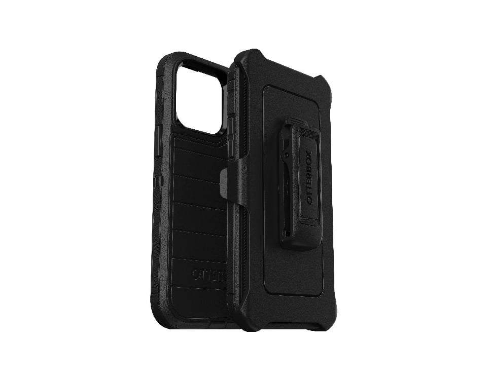 OtterBox Defender Pro Series Case and Holster For iPhone 14 Pro Max, Black