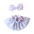 thumbnail image 3 of Adorable atuendo para muñeca de peluche, accesorios para muñecas, ropa hecha a mano, reemplazo para muñecas. púrpura, 3 of 9