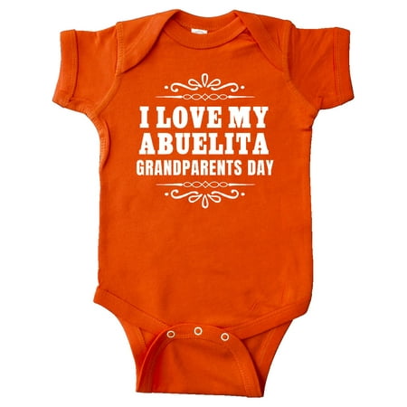 

Inktastic Grandparents Day I Love My Abuelita Gift Baby Boy or Baby Girl Bodysuit