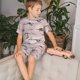 thumbnail image 4 of Fotbe Cloud Sloth Pijama Estampada de 2 Piezas para Niños – Ropa de Dormir de Manga Corta Cómoda para Niños y Niñas, Camiseta y Shorts de Algodón-4X-Large, 4 of 6