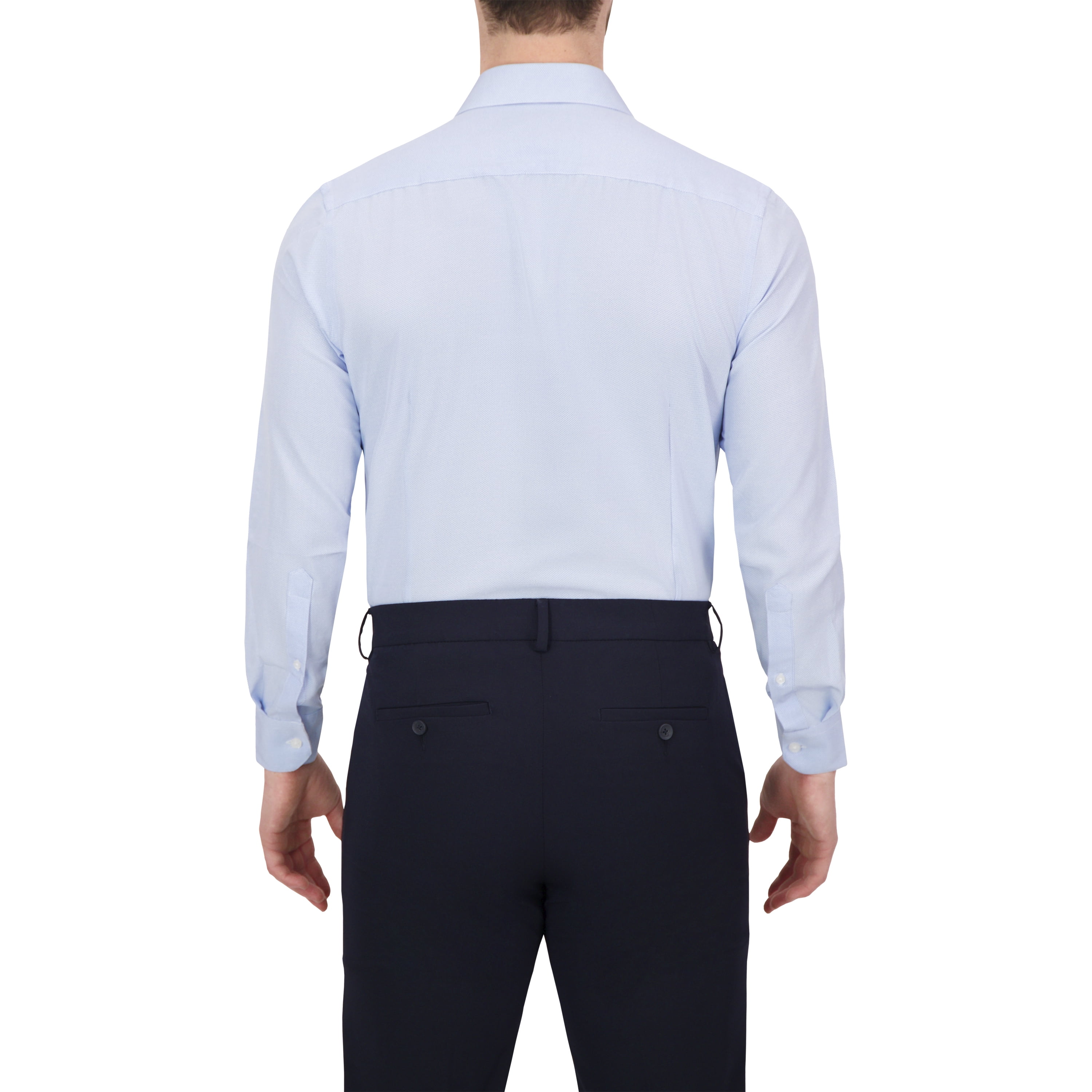 Report Collection Long Sleeve 4-Way Stretch Men's Woven Dress Shirt Geo Print