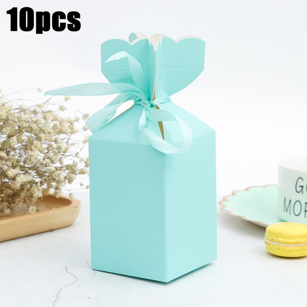10/12 Wedding Favours Sweet Cake Candy Box Birthday Party Baby Shower Gift Bag