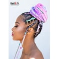 thumbnail image 2 of RastAfri Mood Braid 48" Color Changing Braiding Hair Extensions, 2 of 5