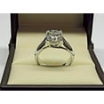 thumbnail image 2 of 3Ct Lab Created Diamond Round Cut Engagement Ring 14K White Gold Plated, 2 of 2
