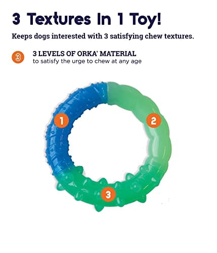 Petstages Orka Grow-with-Me-Ring Dog Chew Toy