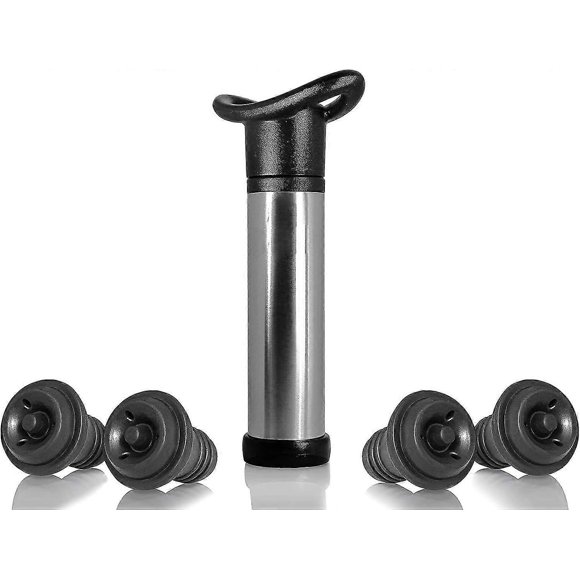 Red Wine Pump Wine Saving Vacuum Pump Made Of Stainless Steel For Wine Preservation Wine Pump For Removing Air And Vacuum Sealed Wine Preservation Wit