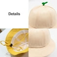 thumbnail image 3 of Sombrero de pescador para niños de 1 a 6 años con circunferencia de la cabeza de 50 a 52 cm, sombrero de lavabo para niños y niñas, lindo sombrero para el sol de dibujos animados, 3 of 5