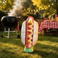 thumbnail image 4 of Hot Dog Shaped Goose Outfit Clothes, For 28.7In Porch Garden Goose Statue, Summer BBQ Outdoor Yard Decor, Outfit for Garden Porch Goose Decoration, 4 of 7