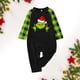 thumbnail image 4 of Conjunto de pijama familiar de 2 piezas, traje con estampado de dinosaurio y cuello redondo (verde bebé, 12-18 meses) Kuymtek Verde|Bebé|T 12/18 M, 4 of 6