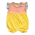 thumbnail image 2 of Barboteuse Princesse Color Block pour Bébé Fille 03-06 Mois, Banane, 2 of 2