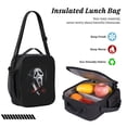 thumbnail image 6 of 3pcs Ghostface Backpack Set With Pen Bag And Lunch Bag Fashion Travel Backpack Laptop Backpack Simple And Large Capacity Backpack 17 Inch, 6 of 8