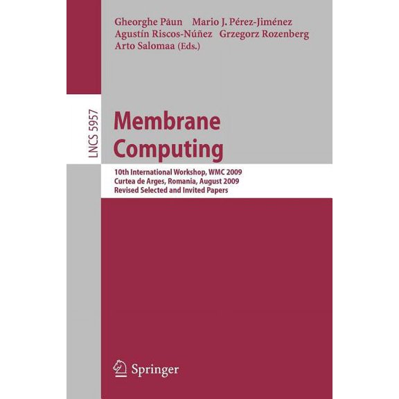 Membrane Computing, (Paperback)