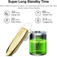 thumbnail image 2 of Bluetooth New Bee 24Hrs V5.0 Oreillette Bluetooth Sans Fil Mains Libres avec Micro Antibruit, 2 of 5