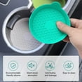 thumbnail image 3 of Hariumiu 7CM Car Cup Holder Coaster Anti-slip Silicone Heat Resistant Universal SUV Truck Auto Center Console Beverage Holder Pad Mat Car Interior Accessories, 3 of 8