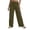 j118-Green, variant on Casual Wide Leg Pants For Women Solid Color Drawstring Waist Palazzo Pants With Pockets Ladies Lightweight Breathable Trousers,S