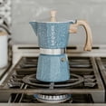 thumbnail image 4 of Cafetière Espresso pour Cuisinière en Pierre Bleue Milano par Grosche - 9 Tasses, 4 of 6