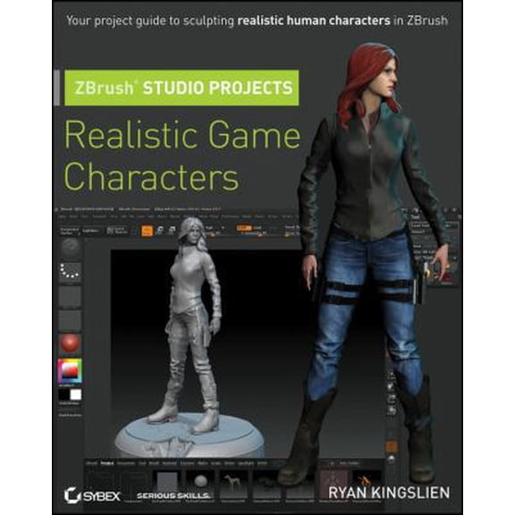 Pre-Owned ZBrush Studio Projects: Realistic Game Characters (Paperback) 047087256X 9780470872567