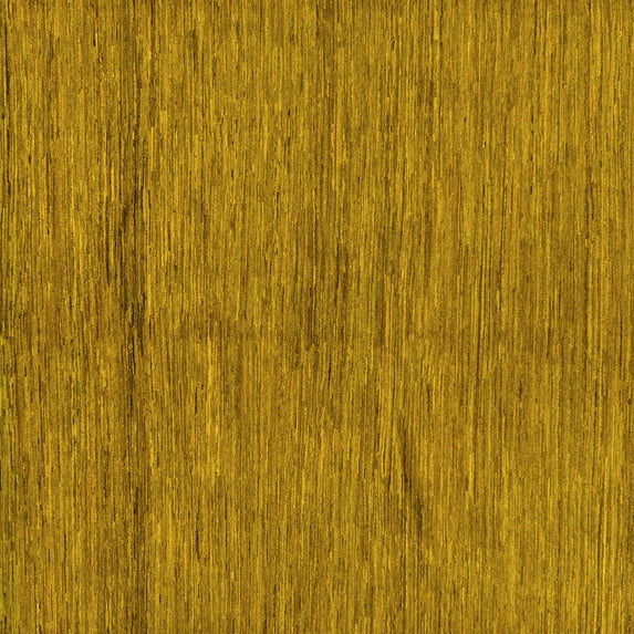 Ahgly Company Indoor Square Abstract Yellow Modern Area Rugs, 8' Square