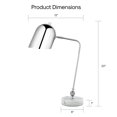 thumbnail image 6 of Inspired Home Tirzah Table Lamp, Marble Stone Base, Chrome, 6 of 6