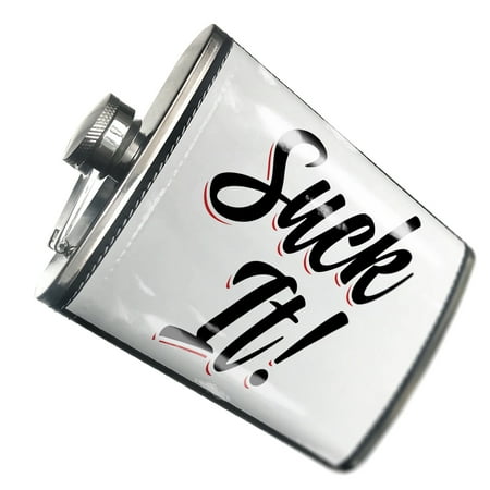 

NEONBLOND Flask Vintage Lettering Suck It!