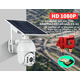 thumbnail image 2 of Cámara de Seguridad con Panel Solar Conexión 4G Exterior Inalámbrica con Baterías, a prueba de agua, Visión Nocturna, Detección de Movimiento iOS/Android Zinker Cámara Solar, 2 of 6