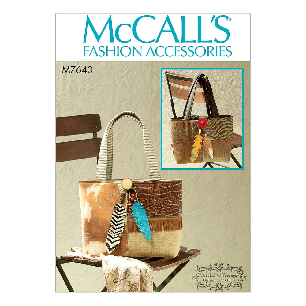 McCall's Sewing Pattern Tote BagsOne Size Only