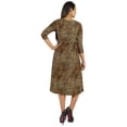 thumbnail image 4 of Phagun Robe Midi d'Été pour Femme Décontractée Ample avec Poches Robe à Encolure Dégagée Robes, 4 of 7