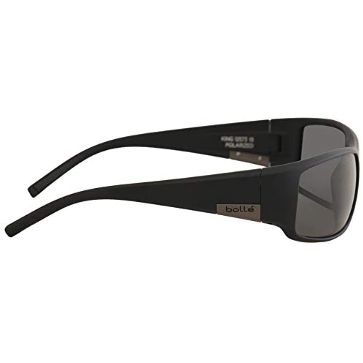 Bolle Outdoor Sunglasses, Matte Black Frame, Hd Polarized Tns Lens AC