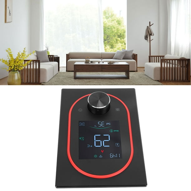 Termostato De Pantalla Táctil Programable En Color LCD Con Aplicación Para Una Oficina En Casa Inteligente Equipada Con Una Pantalla LCD De Color