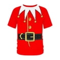 thumbnail image 4 of Tops para hombre, blusas y camisas de manga corta con cuello redondo para hombre, camiseta informal con cuello redondo y estampado para hombre, blusa de manga corta, blusa de poliéster para hombre, 4 of 4