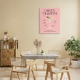 thumbnail image 3 of Stupell Industries Contemporary Dirty Martini Pink Recipe Canvas Art, 16 x 20, by Lettered and Lined, 3 of 8
