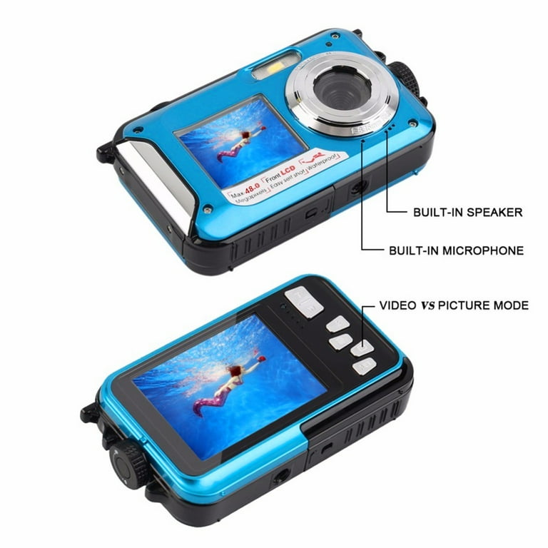 Action Camera Generic Waterproof Digital Camera 48Mp Full HD